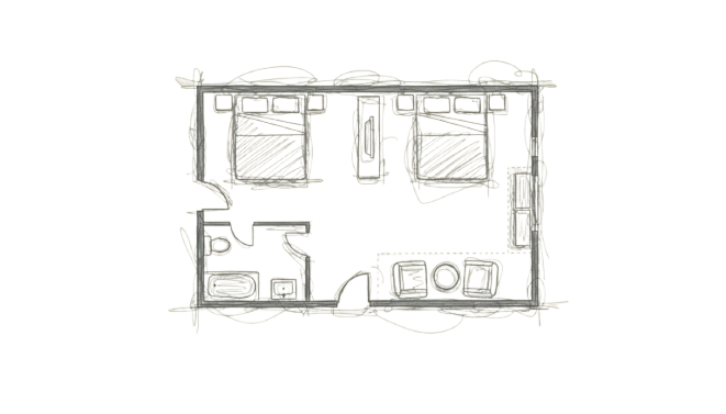 Double Queen Floorplan
