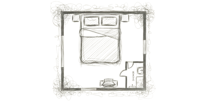Small Queen Floorplan