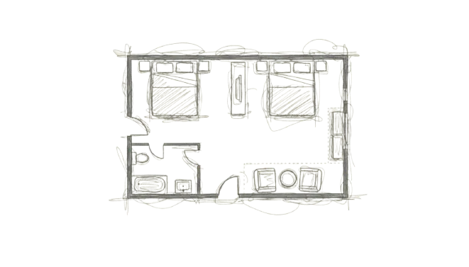 Double Queen Floorplan