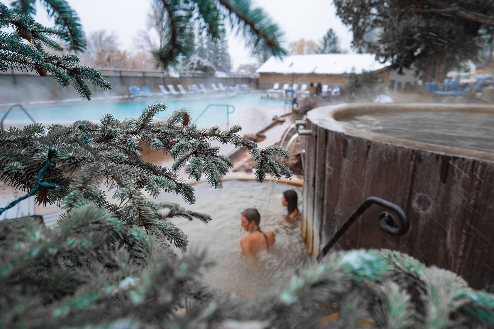 Durango Hot Springs Resort Colorado - Natural mineral hot spring pools with mountain views